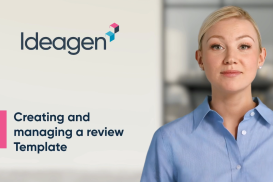Creating and managing a review Template