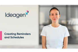 Creating reminders and schedules