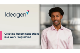 Creating Recommendations in a Work Programme
